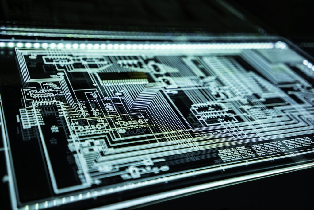 Cybersecurity padlock illustration on a laptop screen
